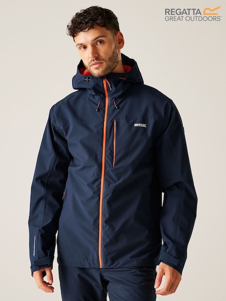 Regatta Blue Mens Birchdale II Waterproof Jacket (F65635) | €93