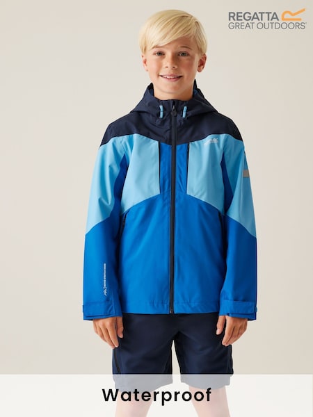 Sininen - Regatta Kids Highton VI vedenkestävä Takki (F65670) | €77