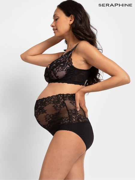Seraphine Overbump Black Briefs (F65746) | AZN 48