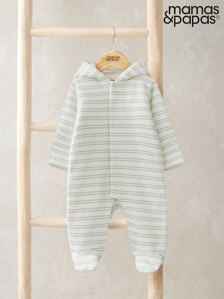 Mamas & Papas Blue Double Stripe Pramsuit (F65747) | CHF 60