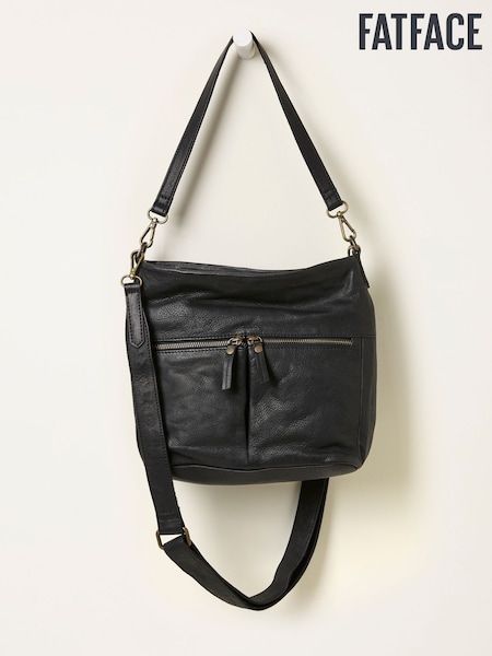 FatFace Bella Black Zip Detail Bag (F65891) | R$ 785