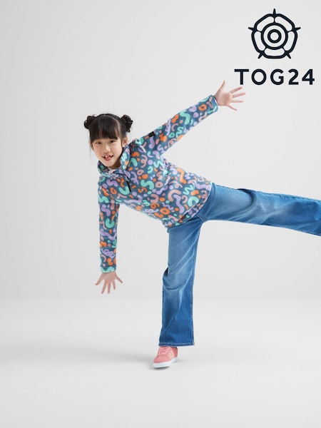 Blå - Tog 24 Toffolo Kids ZipNeck Fleece (F65974) | kr343