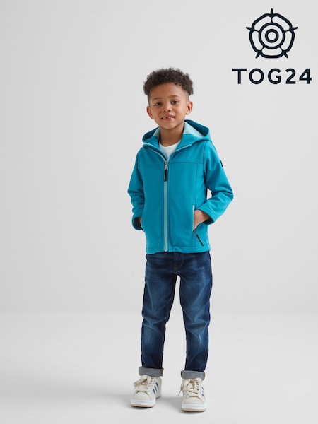 Синий с хромированной отделкой - Tog 24 Koroma Softshell Hooded Jacket (F65980) | €46