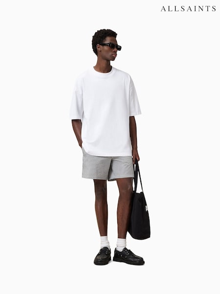 AllSaints White Warden Swim Shorts (F66012) | kr985