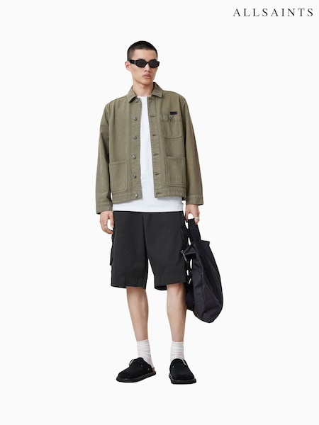 AllSaints Black Flynn Shorts (F66065) | €142