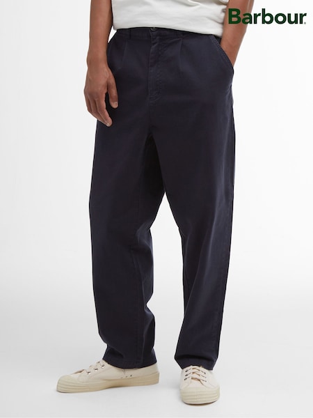 Barbour® Blue Washed Regular Fit Trousers (F66077) | €155