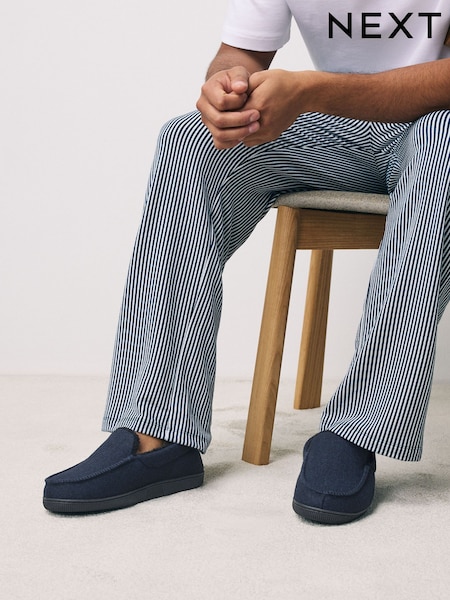 Mornarica - Closed Back Textured Slippers (F66103) | € 21