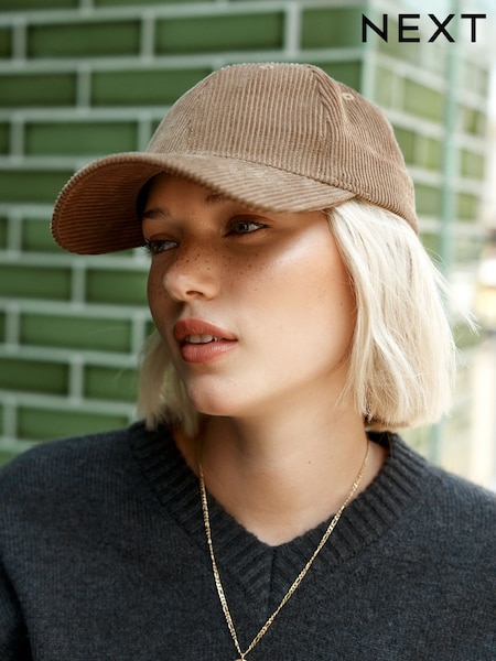Mink Brown Cord Cap (F66121) | R$ 120