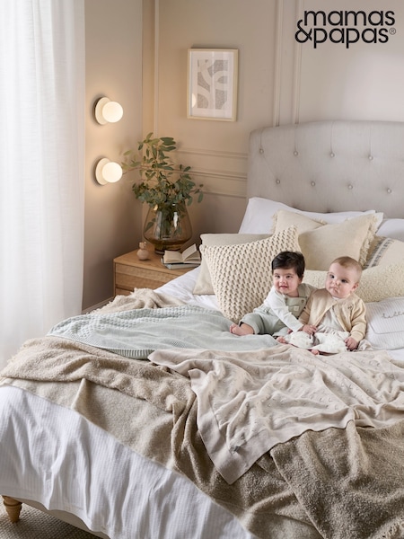 Mamas & Papas Embroidered Knit 100% Cotton White Cardigan (F66196) | 1,562 UAH