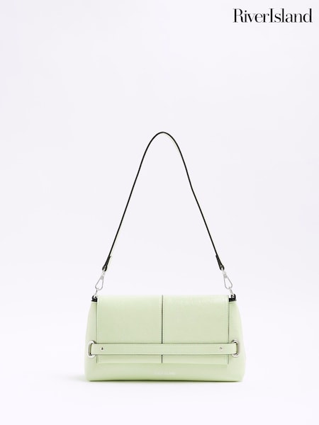 River Island Green Small Fold Over Clutch (F66280) | €28