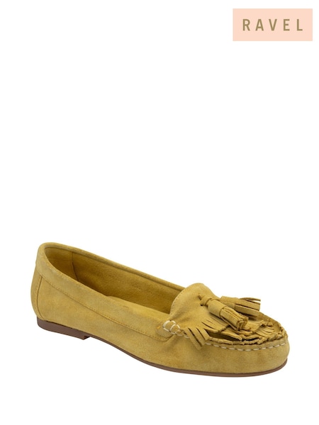 Ravel Yellow Suede Shoes (F66369) | ₪327