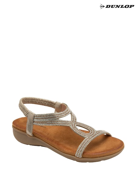 Aur - Dunlop Tear-Drop Elasticated Sandals (F66458) | 223 LEI