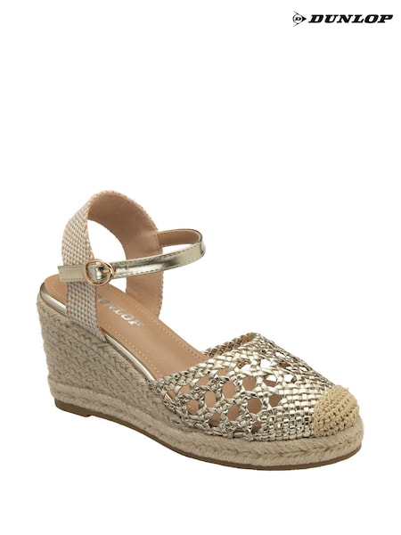 Dunlop Gold Wedge Shoes (F66474) | €57