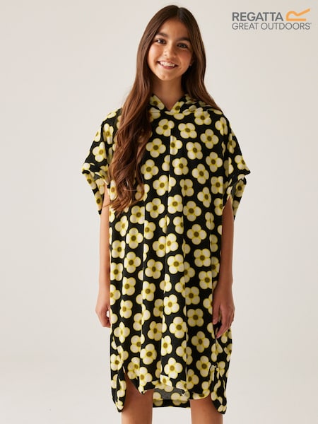 Svart - Regatta Orla Kiely Jenter Håndklær Robe (F66533) | kr457