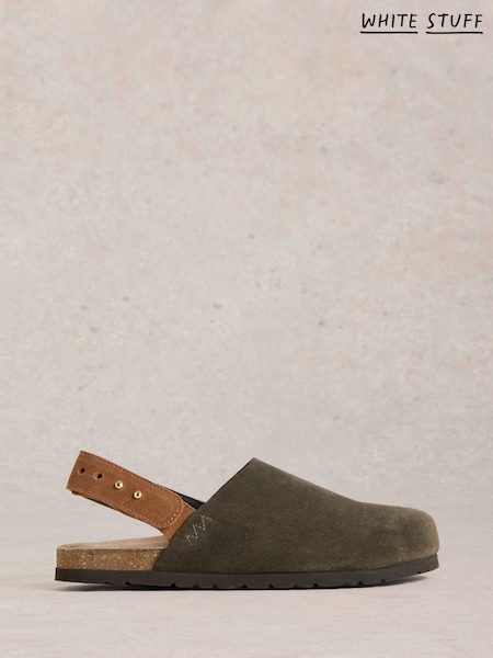 White Stuff Green Mary Slingback Footbed Sandals (F66652) | R$ 585