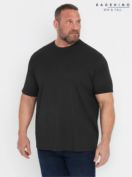 BadRhino Big & Tall Black Soft Touch T-Shirt (F66914) | €32