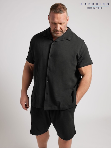 BadRhino Big & Tall Black Textured Shorts (F66915) | €49