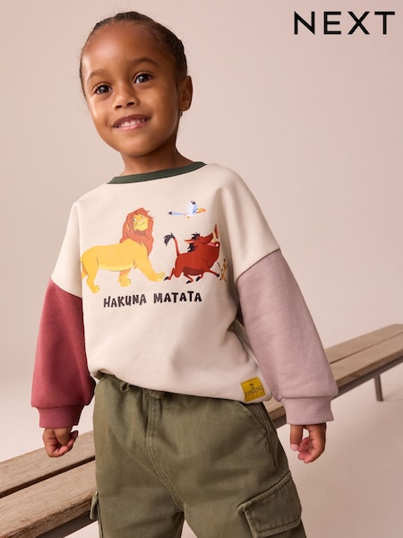 Stone Lion King Crew Sweatshirt (6mths-8yrs) (F66950) | €18.50 - €21.50