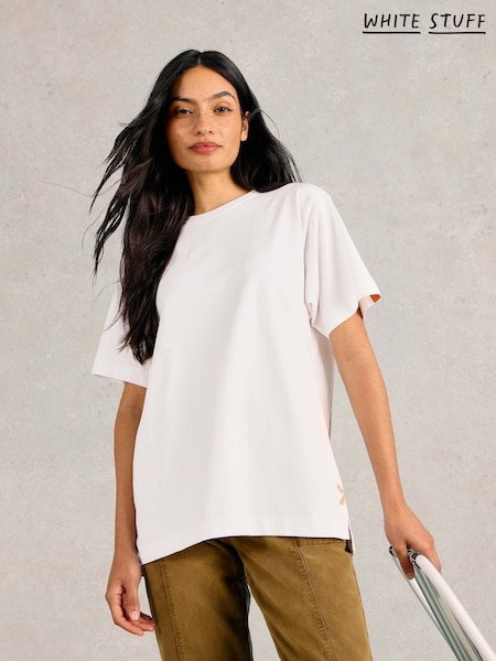 White Stuff White Graphic 100% Cotton T-Shirt (F67048) | $52