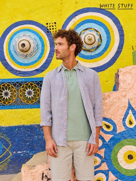 White Stuff Blue Keswick Shirt (F67113) | €84