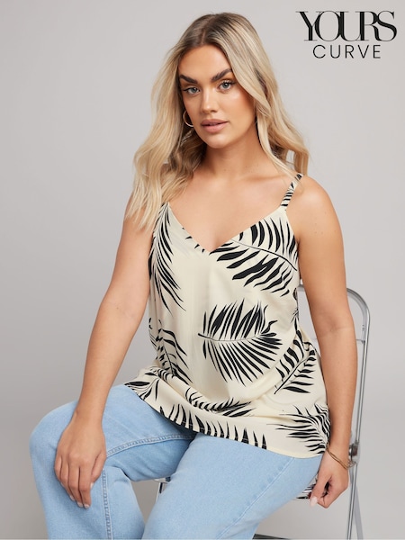 Yours Curve Natural Printed Palm Camisole (F67231) | 1,142 UAH