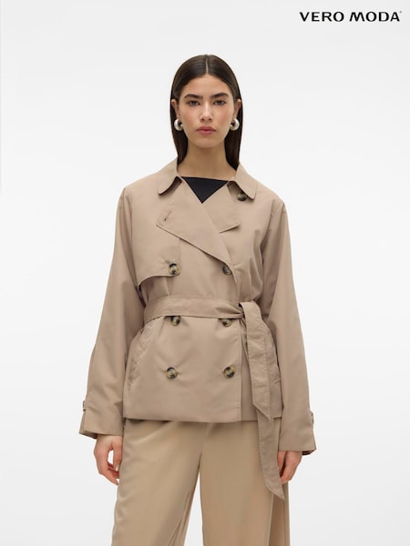 VERO MODA Short Belted Trenchcoat (F67263) | €48