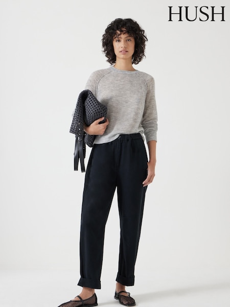 Hush Black Jack Barrel Leg Pull On Trousers (F67293) | €146