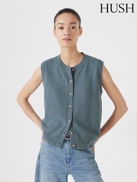 Verde - Hush 100% Bumbac Texturat Cu nasturi (F67353) | 596 LEI