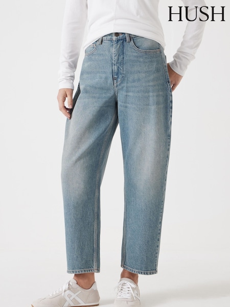 Hush Blue Light Cordelia Barrel Leg Jeans (F67372) | €138