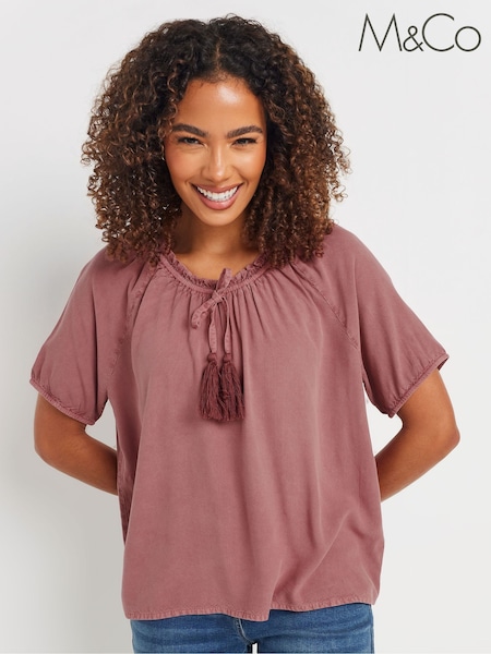 M&Co Acid Wash Boho Top (F67429) | 40 €
