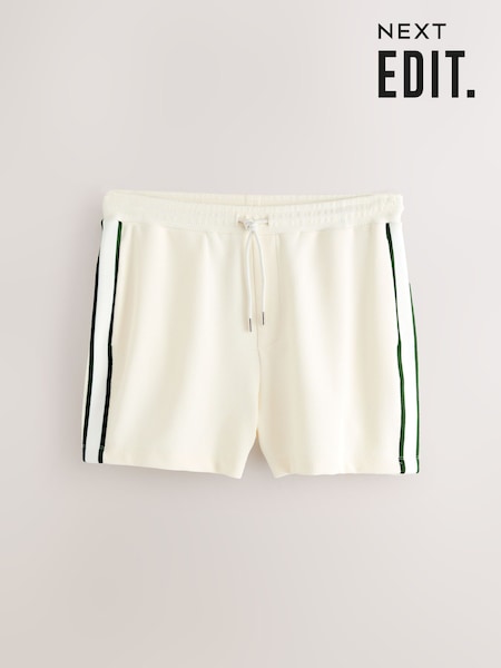 écru - EDIT Taped Shorts (F67459) | € 24