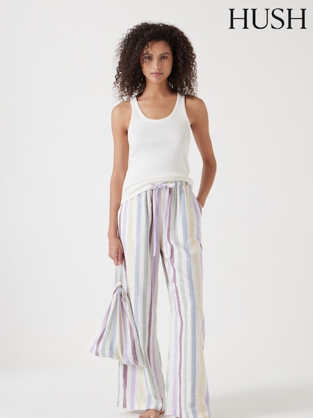 Hush Natural Rudie Stripe Trouser Pyjamas Set (F67465) | €99