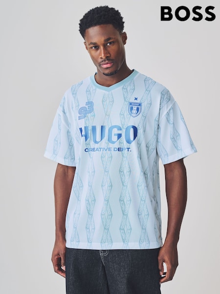 HUGO Blue Jersey T-Shirt (F67712) | €142