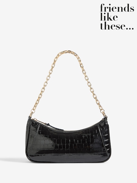 Friends Like These Black Chain Shoulder Bag (F67736) | €40
