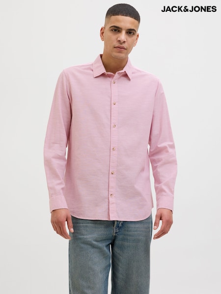 Vaaleanpunainen - Jack & Jones Long Sleeve Summer Shirt (F67782) | €55
