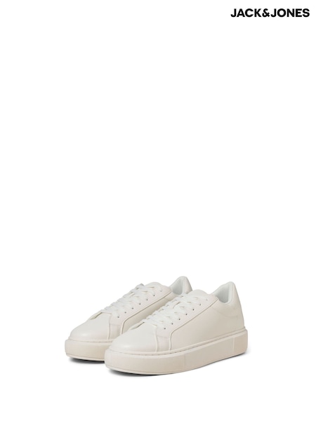JACK & JONES White Chunky Sole PU Trainers (F67784) | R$ 345