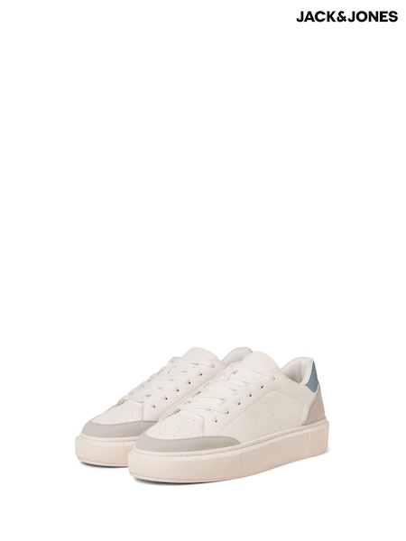 JACK & JONES White Chunky Sole PU Trainers (F67787) | R$ 395