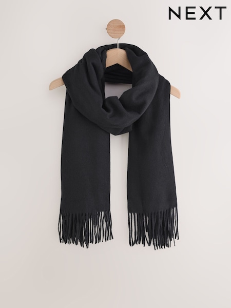 Black Midweight Scarf (F67860) | R$ 155