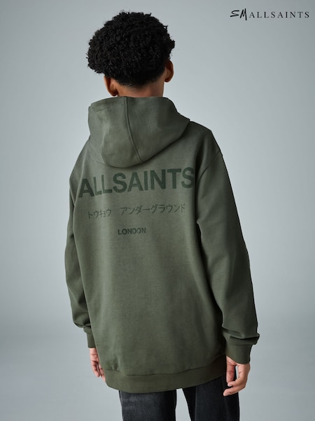 Verde oscuro/con relieve - smALLSAINTS Oversized Underground Pullover Hoodie (F67874) | 51 € - 57 €