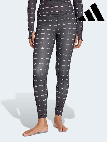 Schwarz - adidas x Moonboot Logo Leggings (F68172) | 101 €