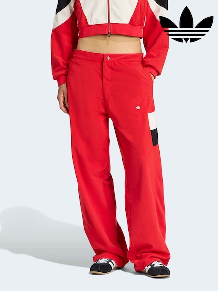 adidas Originals Red Wide Leg Track Joggers (F68190) | €106