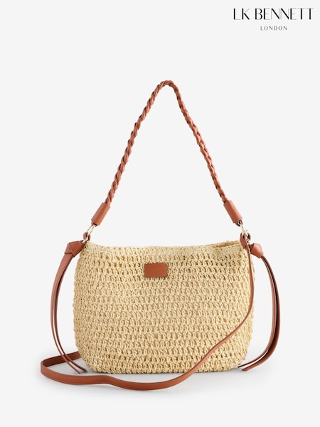 Lk Bennett Issie Paper Paper Cross-body Bag With Plait Strap (F68254) | kr2 320