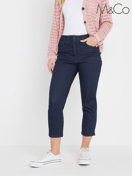 M&Co Blue Cropped Jeans (F68281) | €39