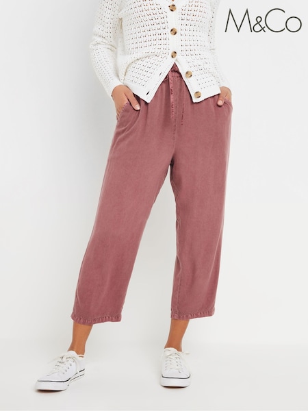 Rot - M&Co Acid Wash Cullotte Trousers (F68286) | 46 €