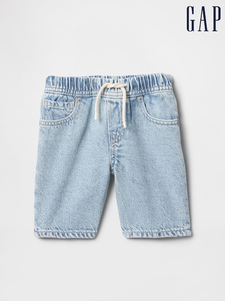 Gap Blue UltraSoft Denim Pull On Shorts (6mths-5yrs) (F68326) | €29