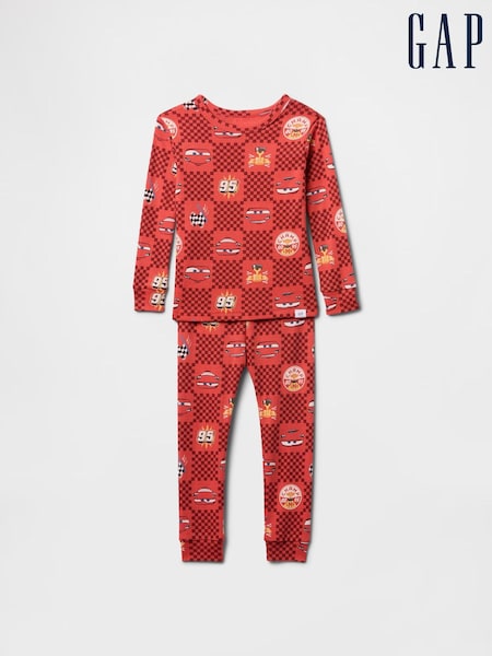 Gap Red Lightning McQueen Disney Cars Cotton Long Pyjamas (6mths-5yrs) (F68332) | €36
