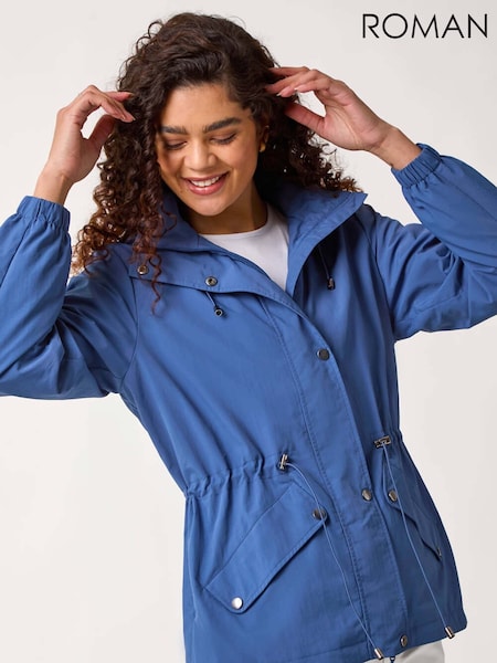 כחול  - Roman Lightweight Shower Jacket (F68416) | ‏409‏₪