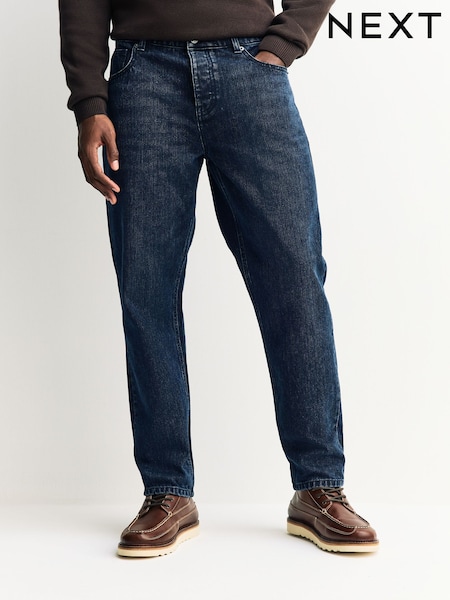 Ink Regular Tapered Fit Textured Denim Jeans (F68488) | €36