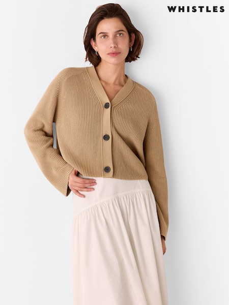 Ruskea - Whistles Nala 100% Cotton Cardigan (F68577) | €156