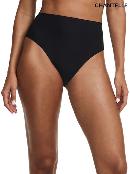 Черный - Chantelle Nude Soft Stretch Seamless High Leg knickers (F68759) | €23